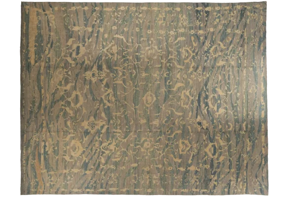 Persian Oushak Area Rugs Circa 1990 - Modern / Contemporary Design - 66618 - Image 3