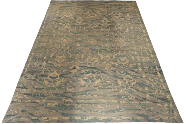 Persian Oushak Area Rugs Circa 1990 - Modern / Contemporary Design - 66618 - Image 4