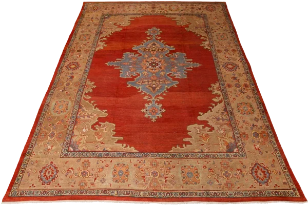 Persian Sultanabad Area Rugs Circa 1880 - Transitional Design - 13606 - Image 4