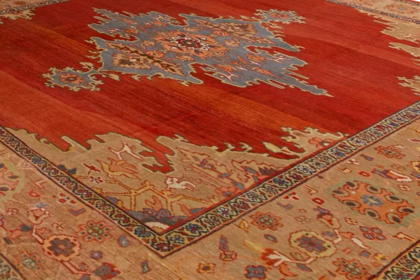 Persian Sultanabad Area Rugs Circa 1880 - Transitional Design - 13606 - Image 8