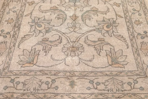 Persian Oushak Area Rugs Circa 1990 - Transitional Design - 66747 - Image 5