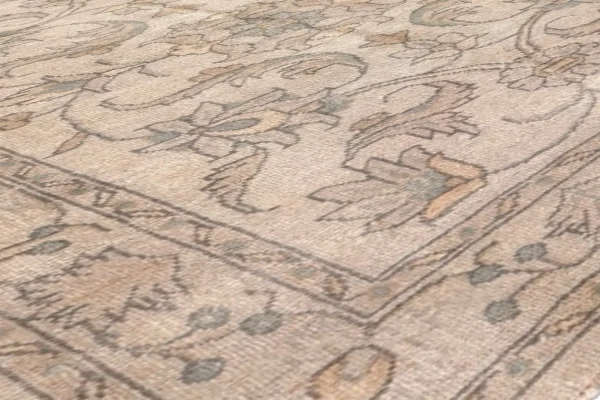Persian Oushak Area Rugs Circa 1990 - Transitional Design - 66747 - Image 8