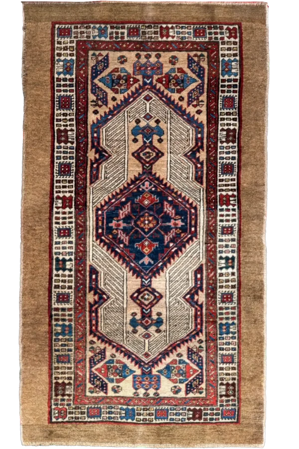 Persian Sarab Area Rugs Circa 1880 - Transitional Wool Ivory Design - 10637