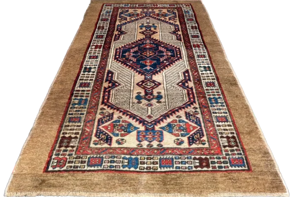 Persian Sarab Area Rugs Circa 1880 - Transitional Wool Ivory Design - 10637 - Image 4