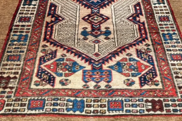 Persian Sarab Area Rugs Circa 1880 - Transitional Wool Ivory Design - 10637 - Image 5