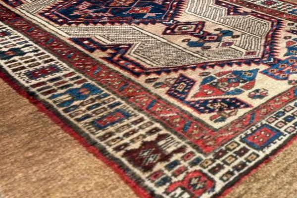 Persian Sarab Area Rugs Circa 1880 - Transitional Wool Ivory Design - 10637 - Image 8