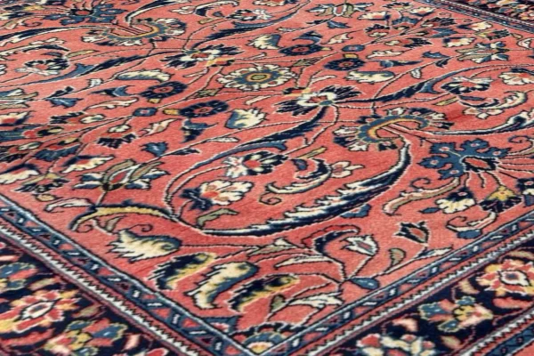 Persian Sarouk Area Rugs Circa 1990 - Transitional Design - 10835 - Image 8
