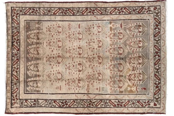 Persian Malayer Area Rugs Circa 1880 - Transitional Design - 51892 - Image 3