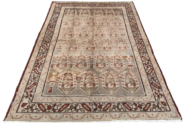 Persian Malayer Area Rugs Circa 1880 - Transitional Design - 51892 - Image 4