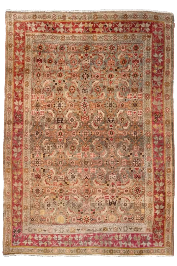 Persian Bijar Area Rugs Circa 1880 - Transitional Design - 53964