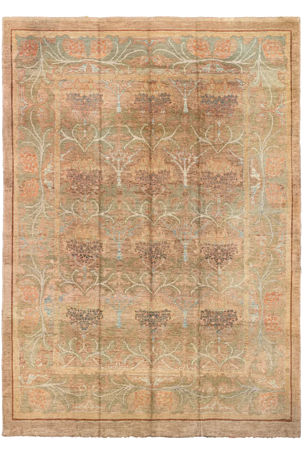 Oushak Area Rugs Circa 1990 - Modern / Contemporary Design - 13065