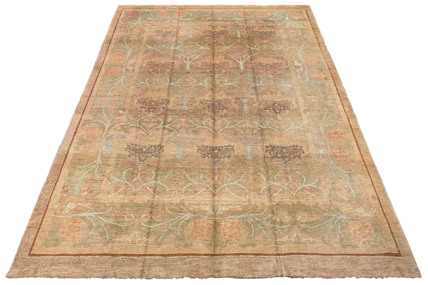 Oushak Area Rugs Circa 1990 - Modern / Contemporary Design - 13065 - Image 4