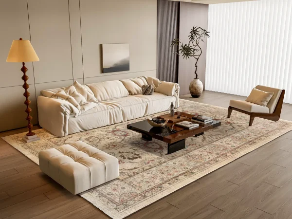 Sultanabad Area Rugs Circa 1990 - Transitional Design - 53523 - Image 2