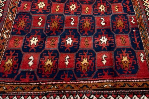 Persian Kurdish Area Rugs Circa 1880 - Traditional Design - 51834 - Image 5