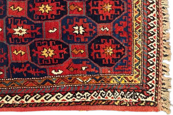 Persian Kurdish Area Rugs Circa 1880 - Traditional Design - 51834 - Image 6