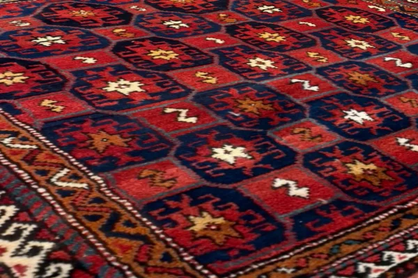 Persian Kurdish Area Rugs Circa 1880 - Traditional Design - 51834 - Image 8