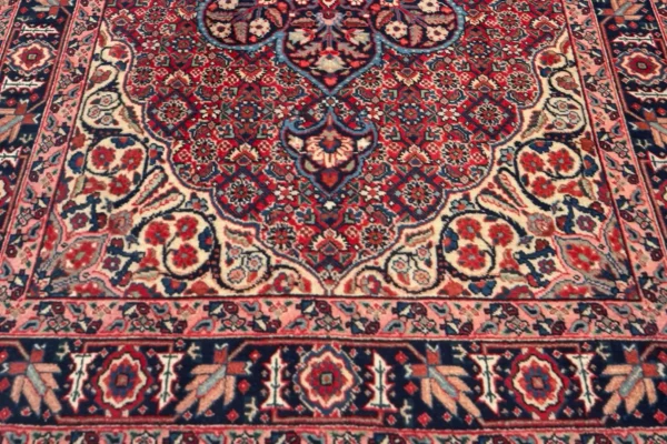 Persian Tabriz Area Rugs Circa 1880 - Traditional Wool Ivory Design - 10633 - Image 5