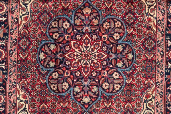 Persian Tabriz Area Rugs Circa 1880 - Traditional Wool Ivory Design - 10633 - Image 7