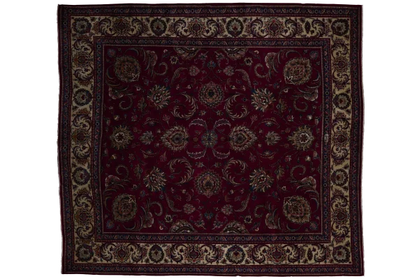 Persian Tabriz Circa 1880 - Transitional Design - 65084 - Image 2