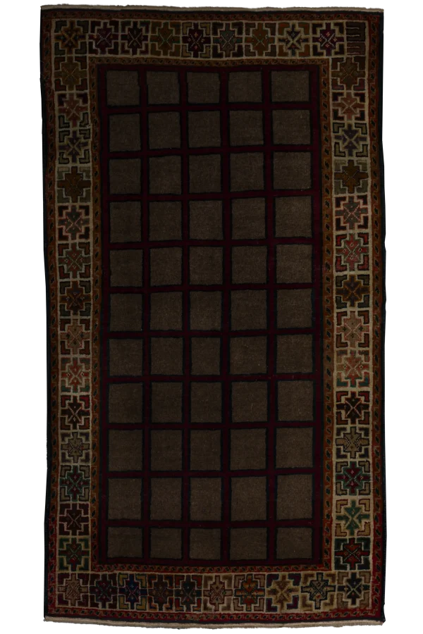 Persian Shiraz Area Rugs Circa 1880 - Modern / Contemporary Design - 11129