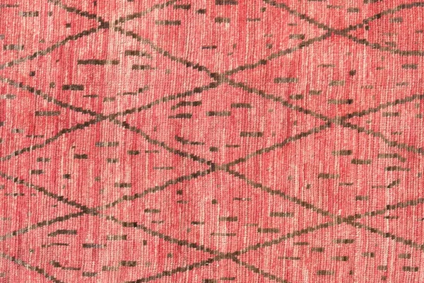 New Afghan Runner Rug - Transitional Wool Pink Allover Design - 98501 - Image 7
