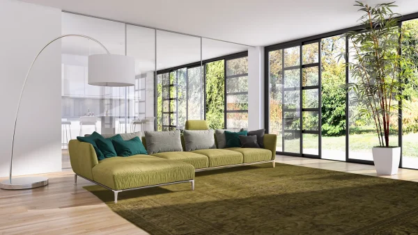 Persian Overdye Area Rugs Circa 1880 - Modern / Contemporary Design - 65779 - Image 2